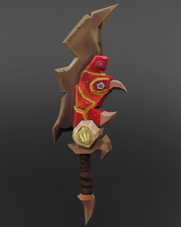 Stylized WOW Sword